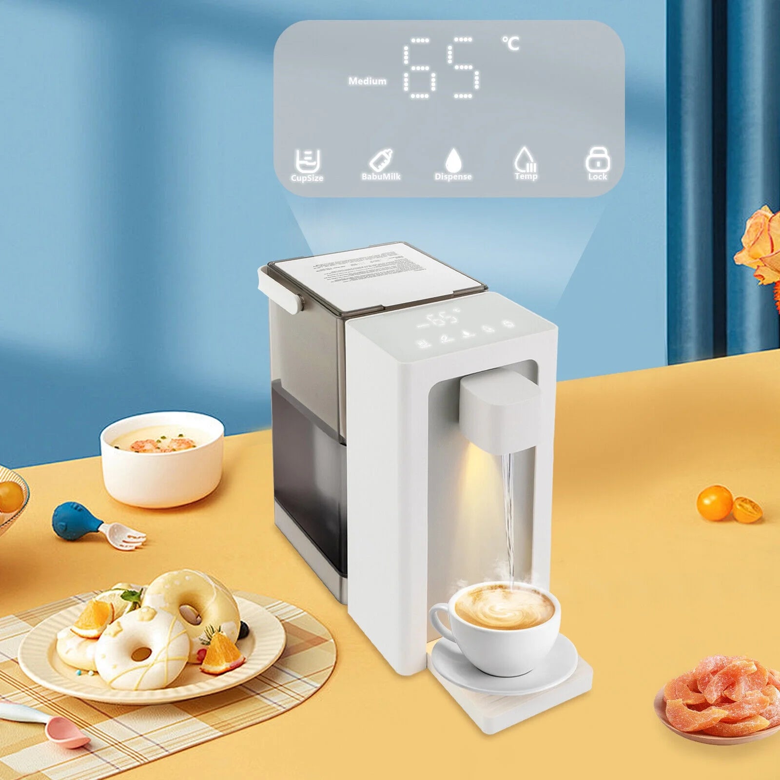 Countertop Hot Cold Water Dispenser, 5 Temperature Settings T8688