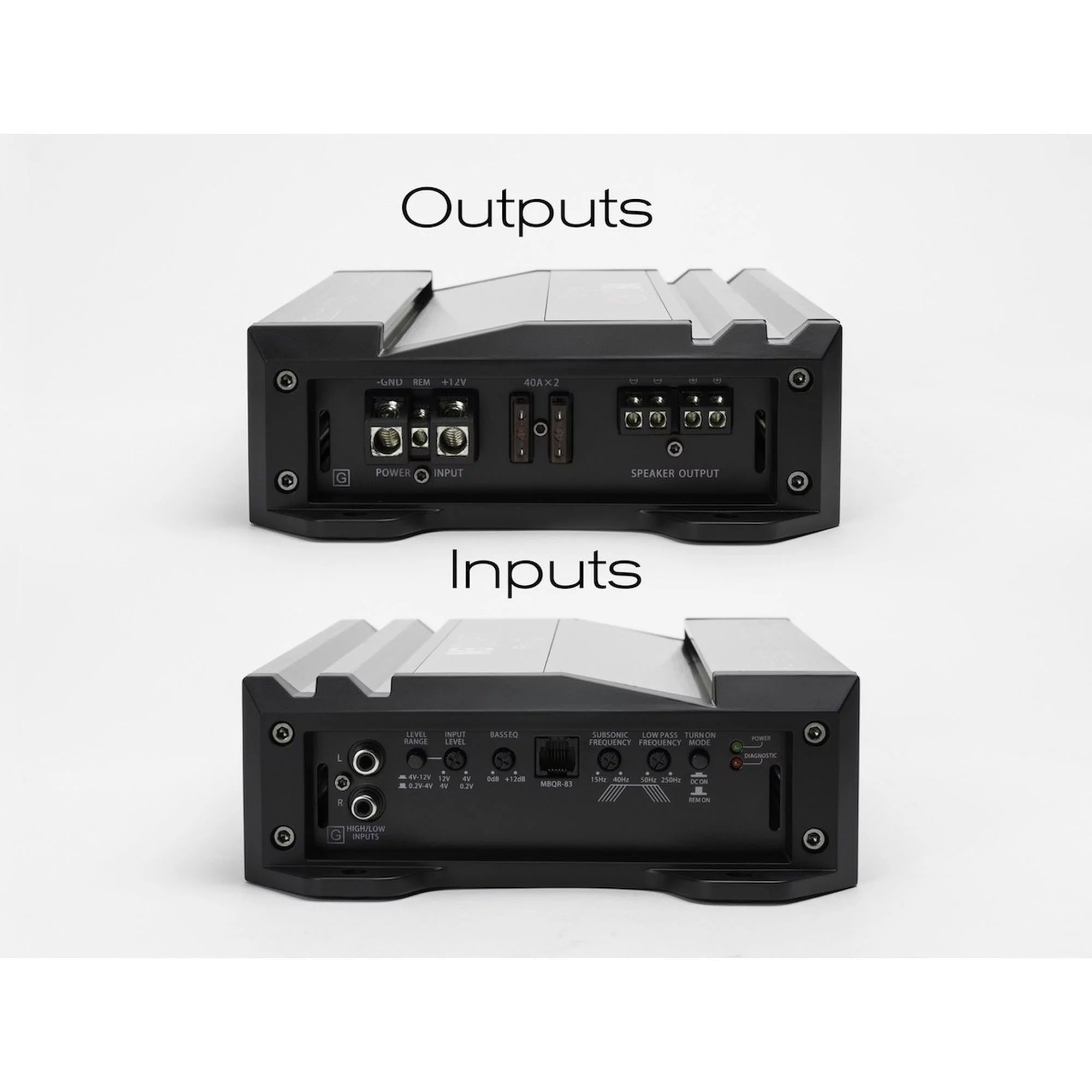 Car Audio Amplifier, 1500W, Black A172