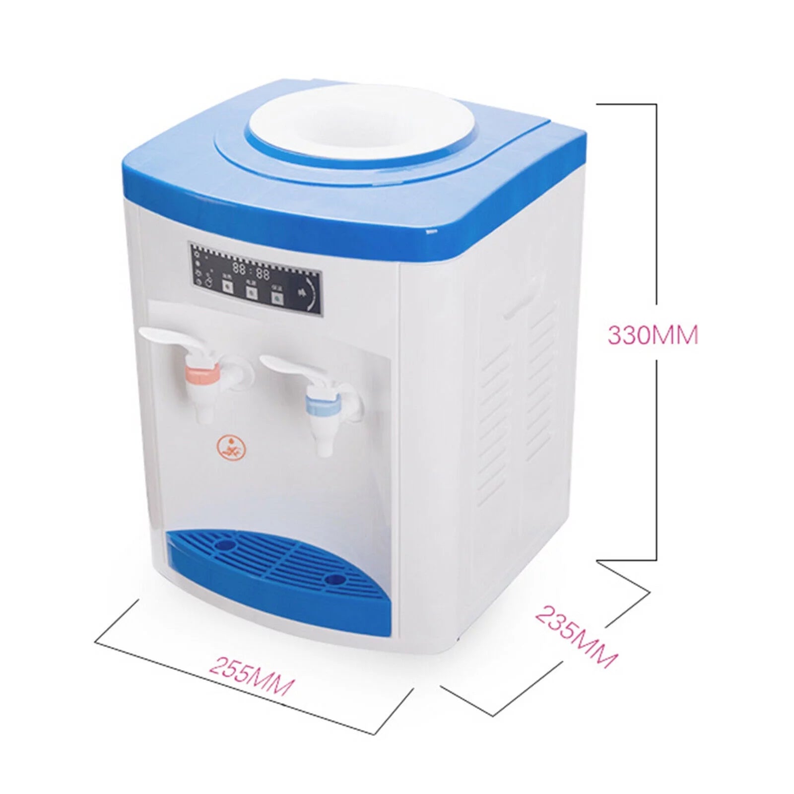 Cold/Hot Desktop Water Dispenser, Top Loading Drinking Machine B268