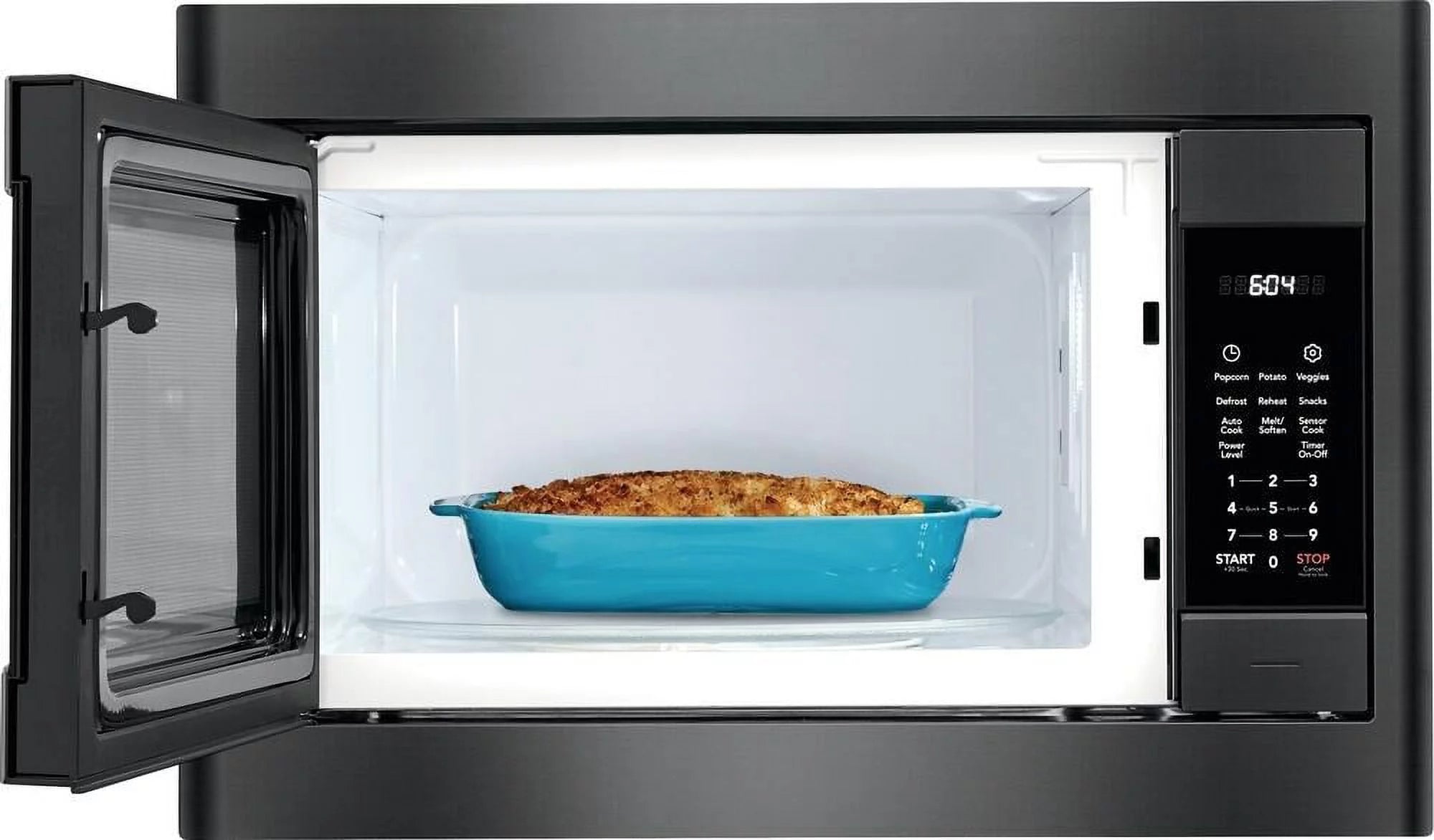 Built-in Microwave with Sensor Cooking, 2.2 cu ft, Black Stainless Steel E181