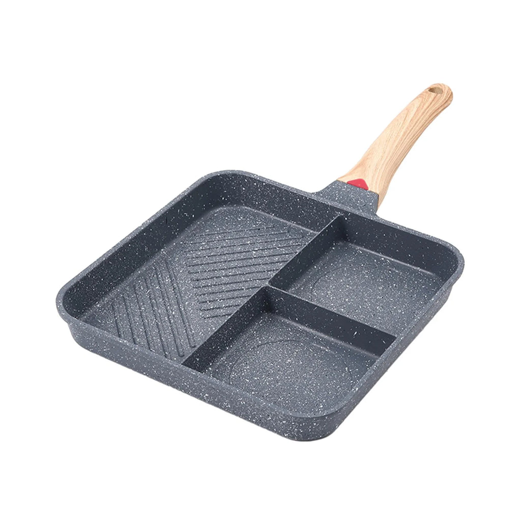 3 Section Nonstick Breakfast Frying Pan C4101