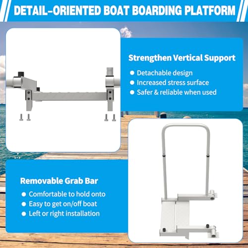 Boat Boarding Platform and Dock Extension for Boat Lifts L10189