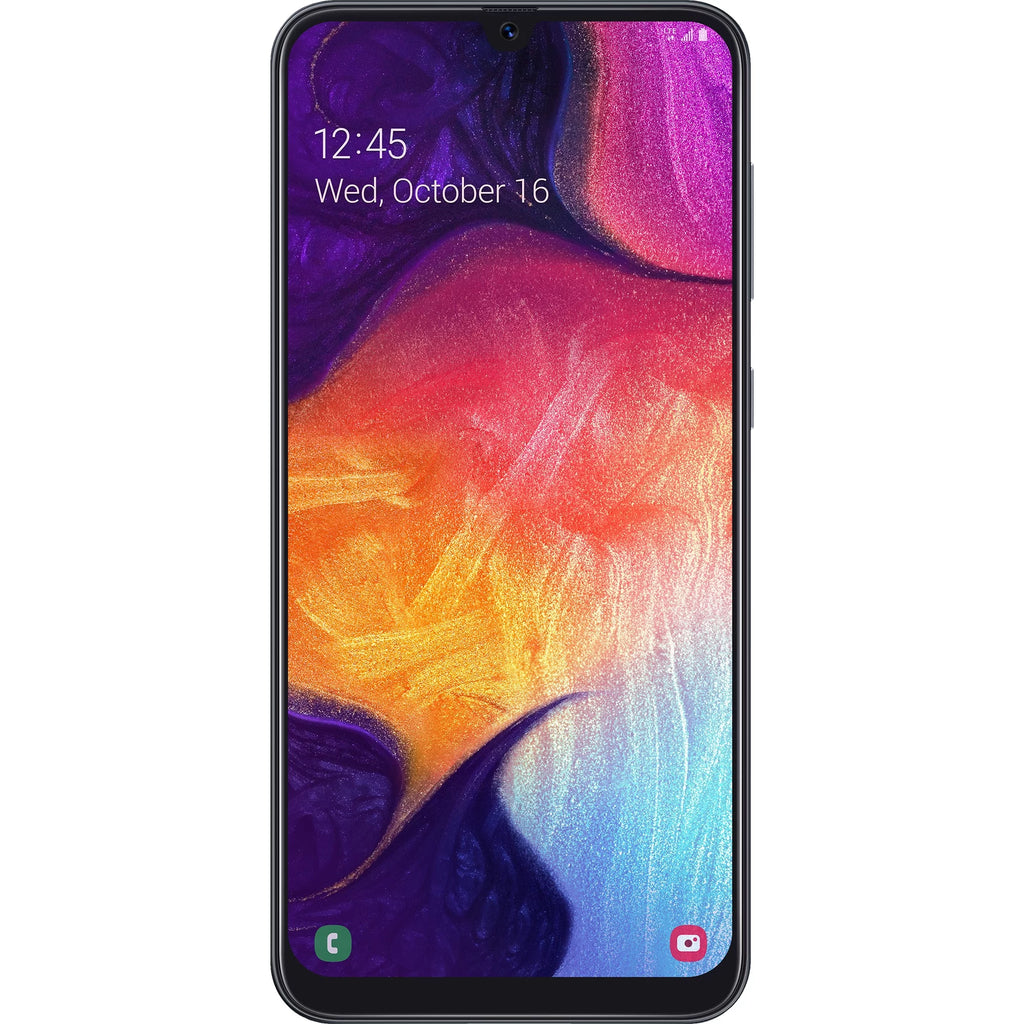 Straight Talk Samsung Galaxy A50, 64GB Black - Prepaid Smartphone