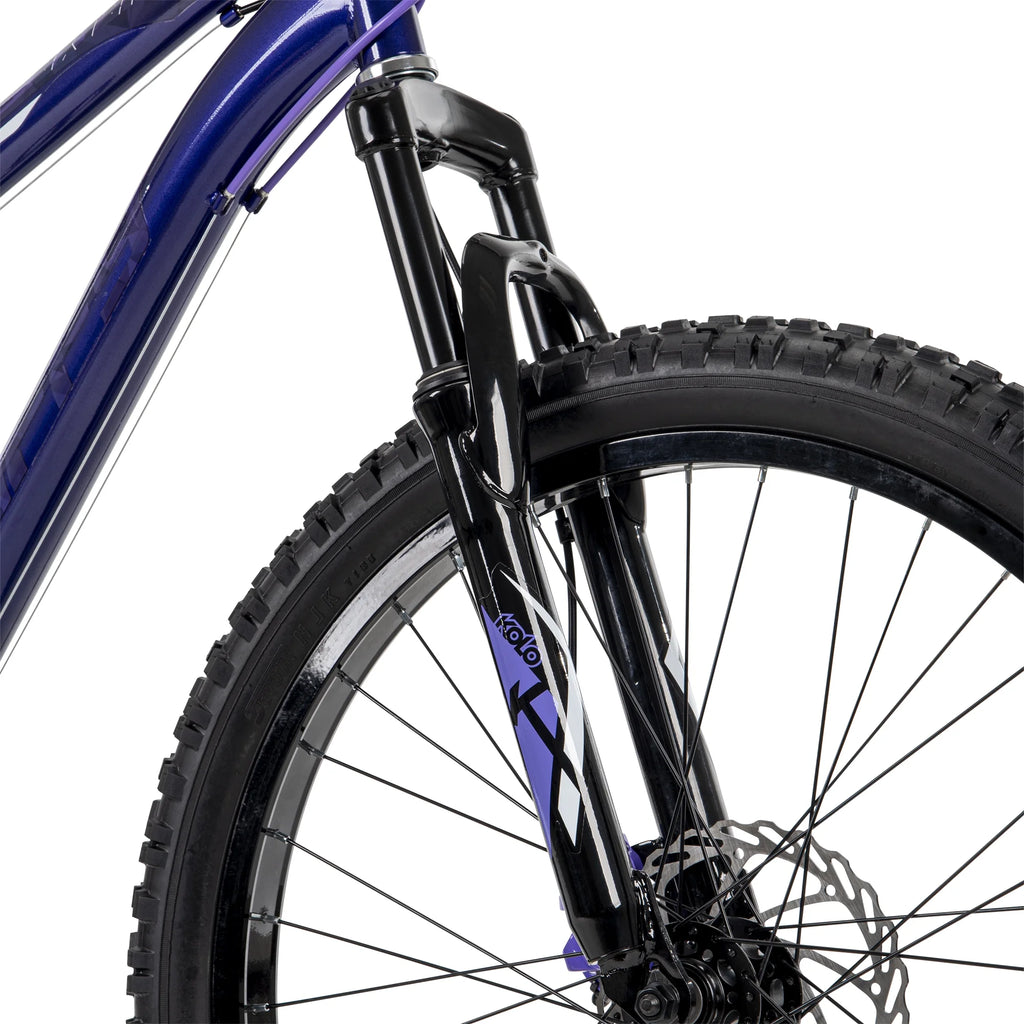 Girls' 24-inch Mountain Bike, 18-speed, Purple B211490