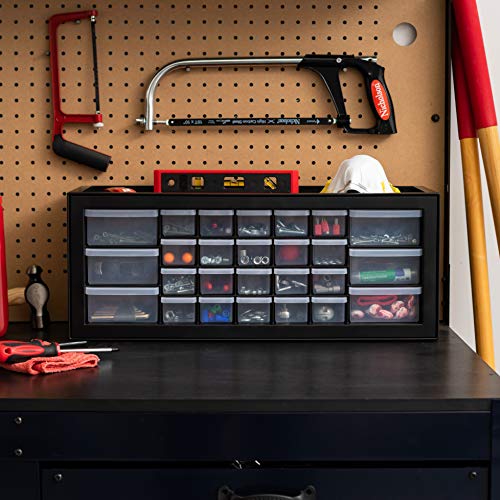 Screw Tool Organizer Small Parts Cabinet Chest, 44-Drawer Hardware Storage, Black S931