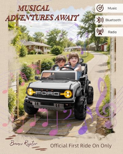 24V Ride on Car for Big Kids, 2 Seater with Remote Control, 4-Wheeler Suspension, 3 Speeds, LED Lights D981