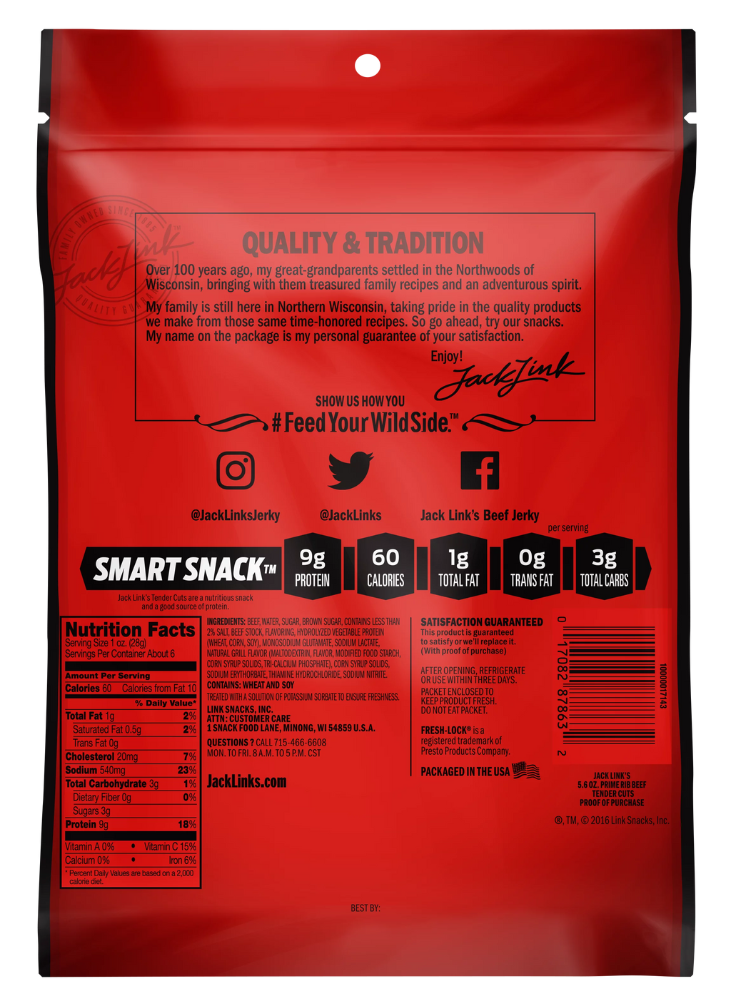 Prime Rib Seasoning 5.6oz Resealable Bag A11490