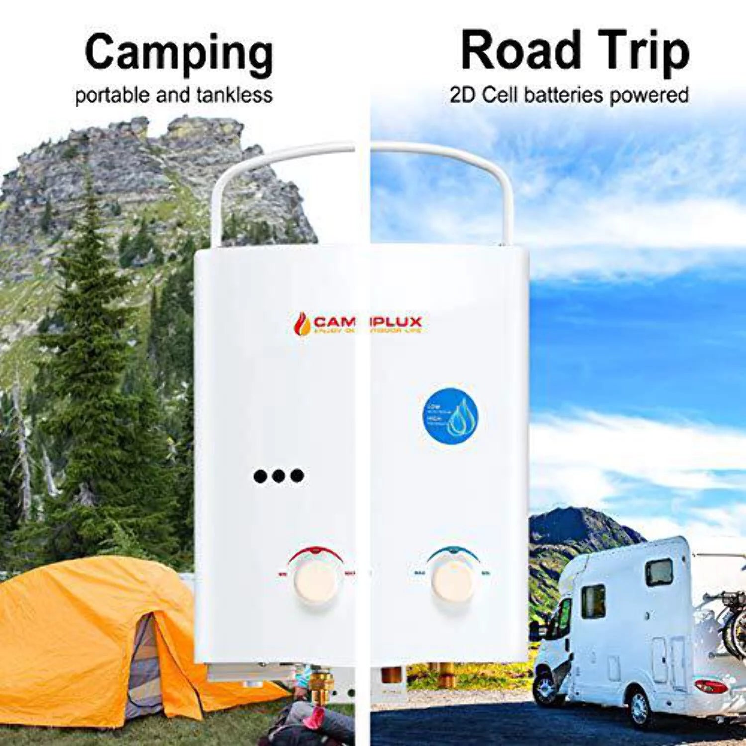 Portable Propane Tankless Water Heater 5L C992885