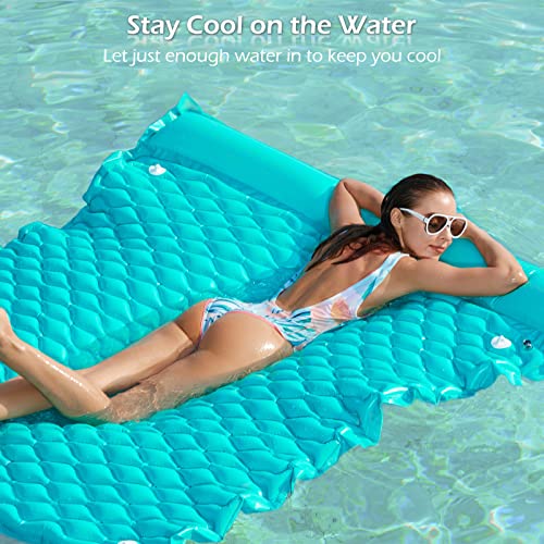 Giant Inflatable Floating Water Mat for Pool Lake Beach Z14411