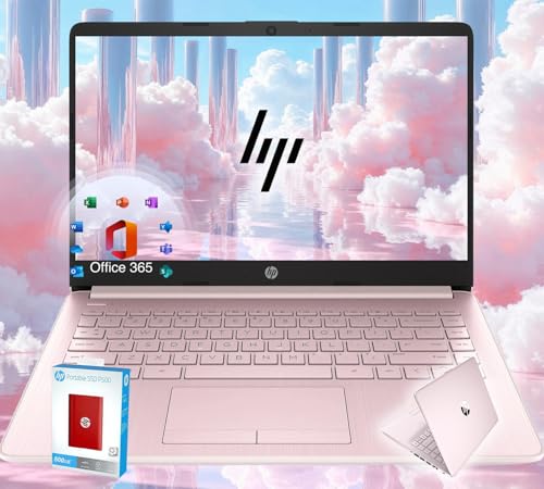 14 Ultrabook Intel 4-Core CPU 32GB RAM 1600GB Storage Pink Win 11 B472975