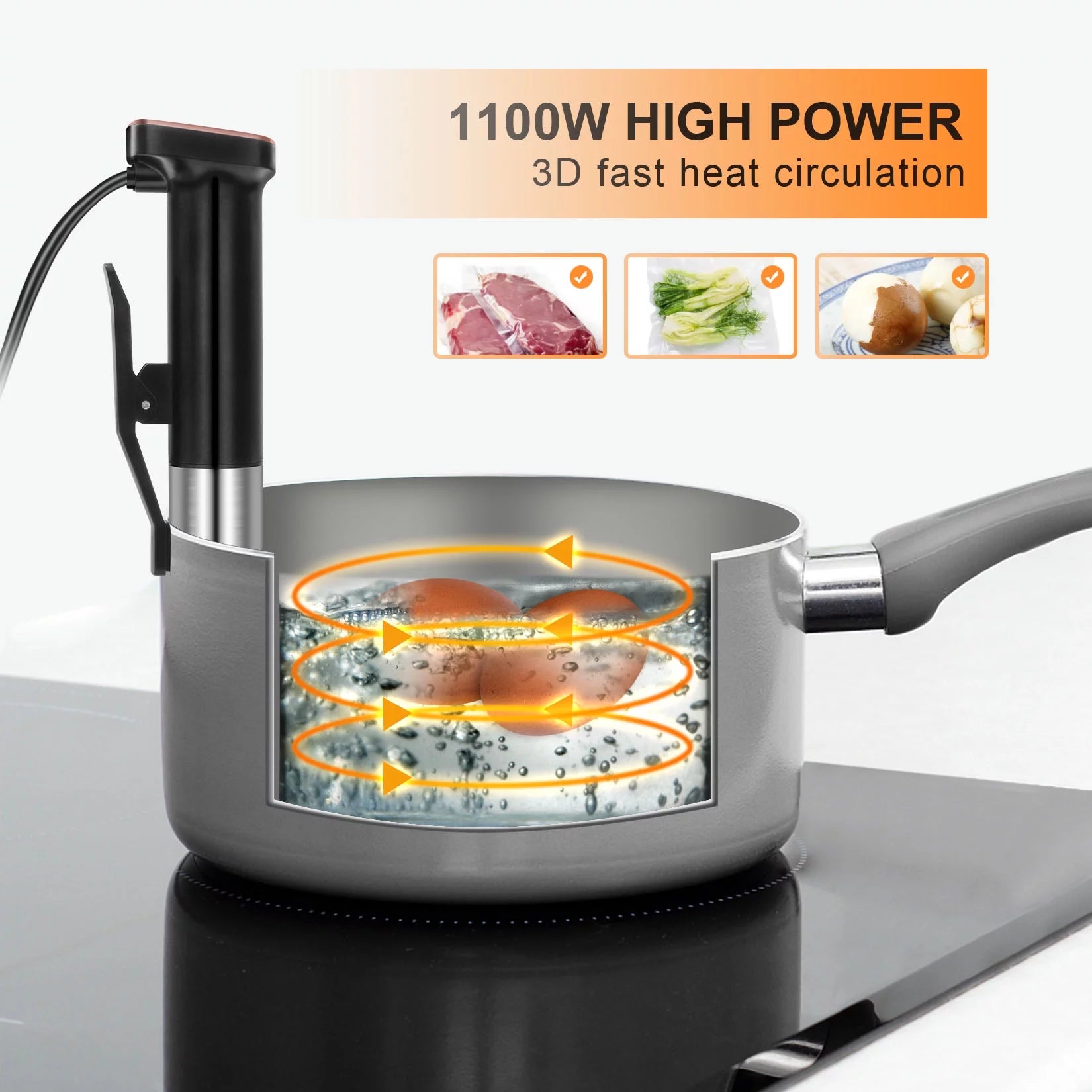 Sous Vide Precision Cooker 1100W Immersion Circulator X519
