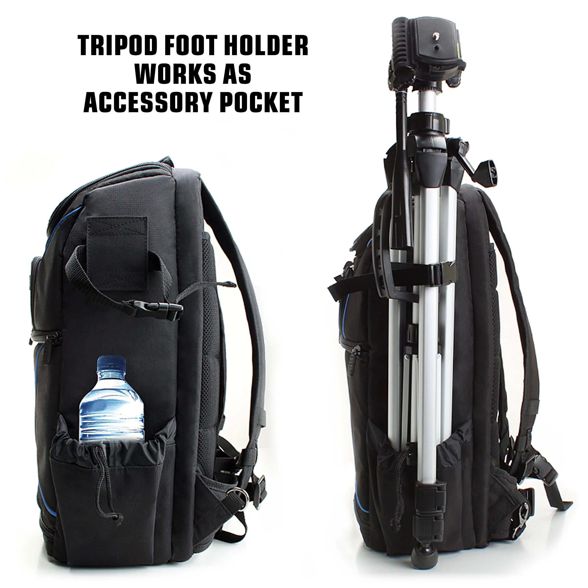 DSLR Camera Backpack with Tripod Holder and Laptop Compartment V6376