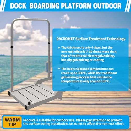 Boat Boarding Platform and Dock Extension for Boat Lifts L10189
