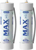 GreatWhip N2O Whipped Cream Chargers 3.3L/2000g Tank Whipped Cream Whippers(2 Cylinders)