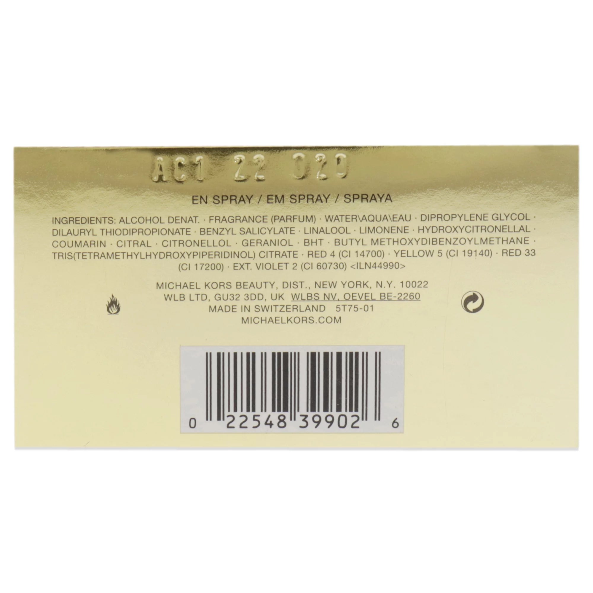 Eau De Parfum Spray for Women, 3.4 oz N14569
