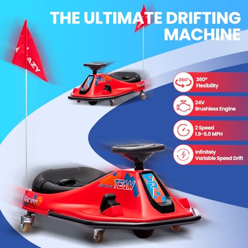 24V Electric Go Kart Drifting Car with 360° Rotation L71704