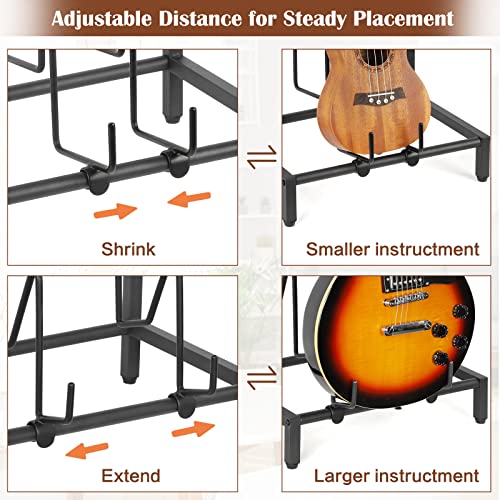 4-Tier Guitar Stand Rack Holder for Acoustic Electric Bass V903