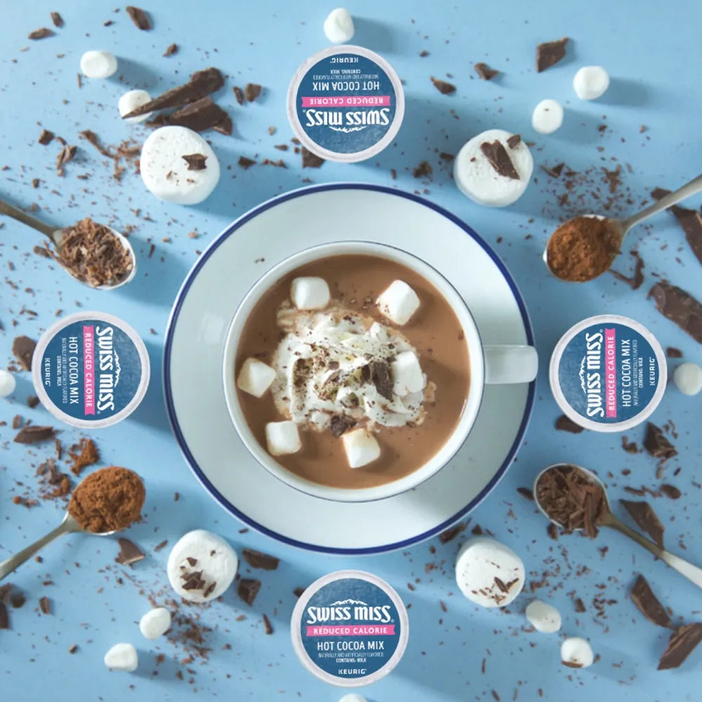 Reduced Calorie Hot Cocoa, Single Serve K-Cup Pods, 22 Count K6289