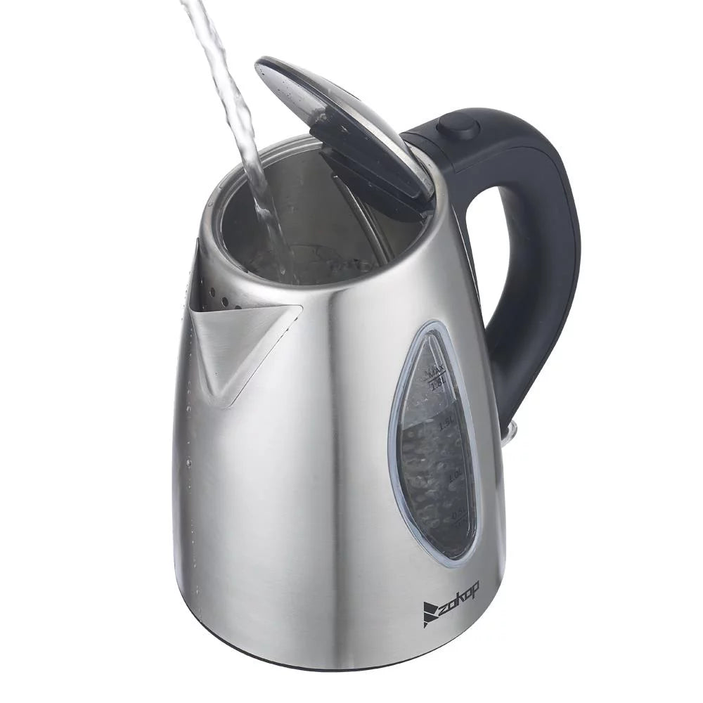 Stainless Steel Electric Tea Kettle with Boil-Dry Protection K14838