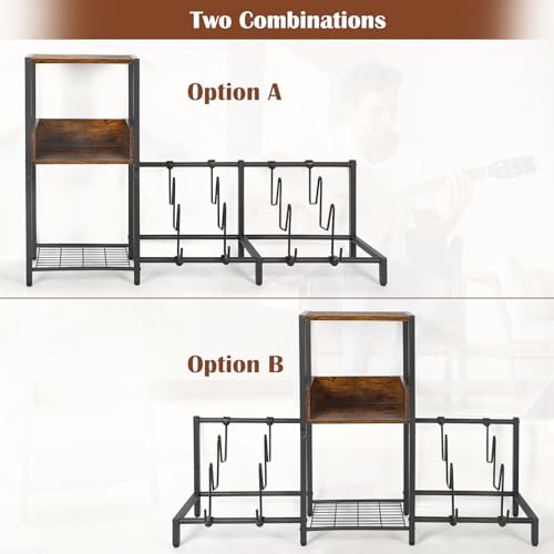 4-Tier Guitar Stand Rack Holder for Acoustic Electric Bass V903