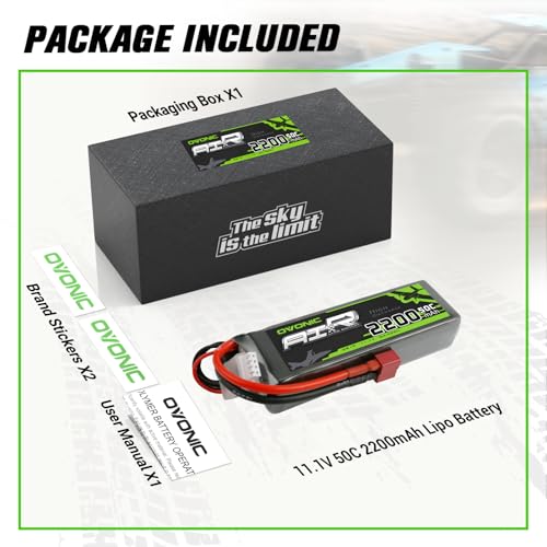 3S Lipo Battery 2200mAh 11.1V with T Connector for RC Drone S96533