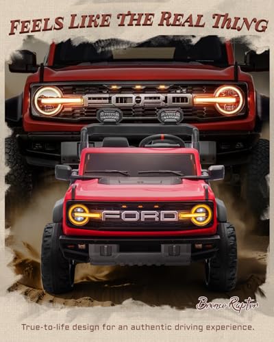 24V Ride on Car for Big Kids, 2 Seater with Remote Control, 4-Wheeler Suspension, 3 Speeds, LED Lights D981