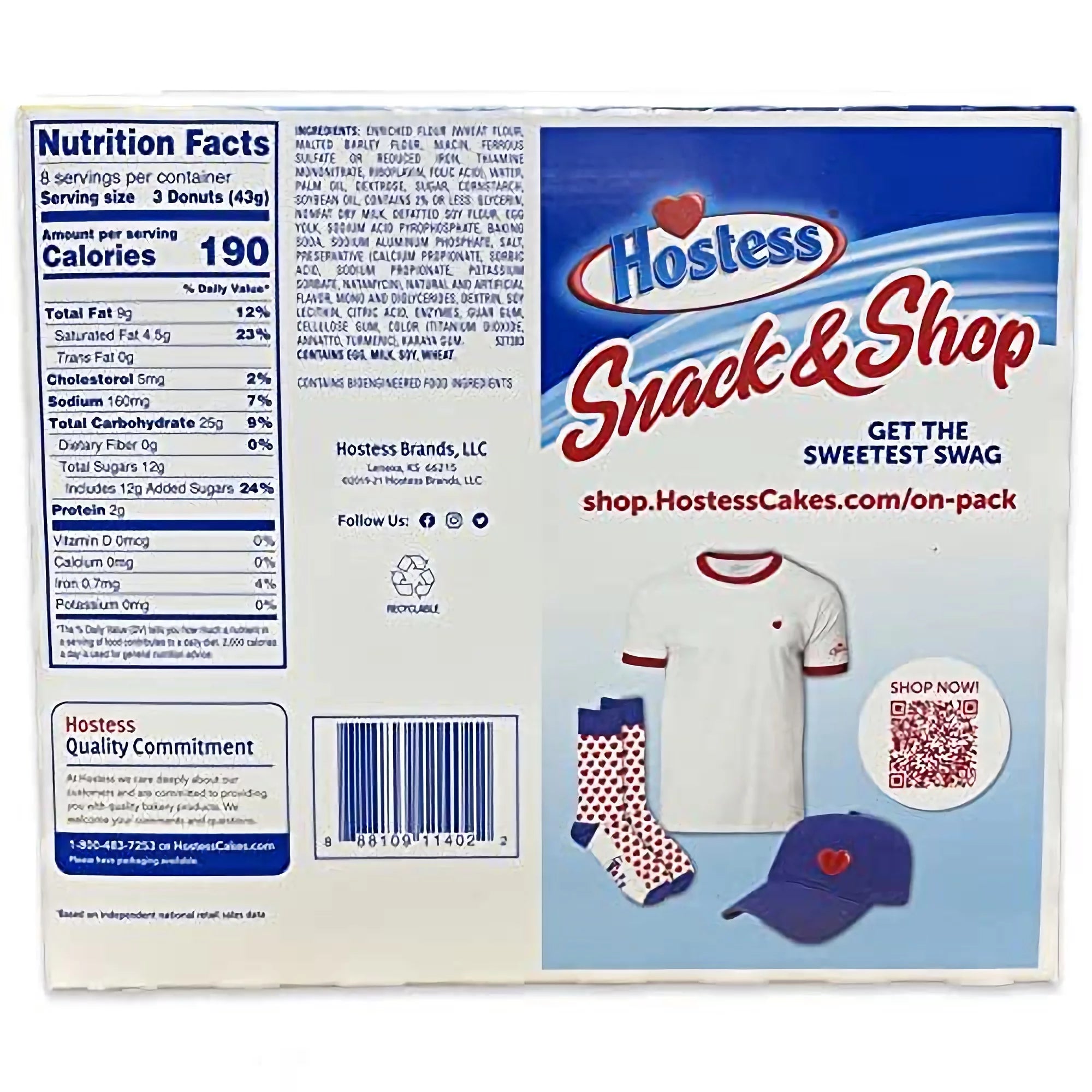 Powdered Donuts Bulk Value Pack, 96 Total L931