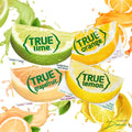 True Lemon, True Lime, True Orange, True Grapefruit, Packaged by BOLT BOX - On-The-Go Powdered Drink Mix Water Enhancer Variety Pack, Zero Calorie Unsweetened Water Flavoring, 100 pack