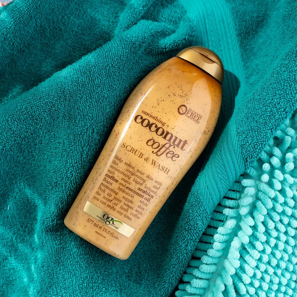Coconut Coffee Body Scrub & Wash, 5 Pack J76781