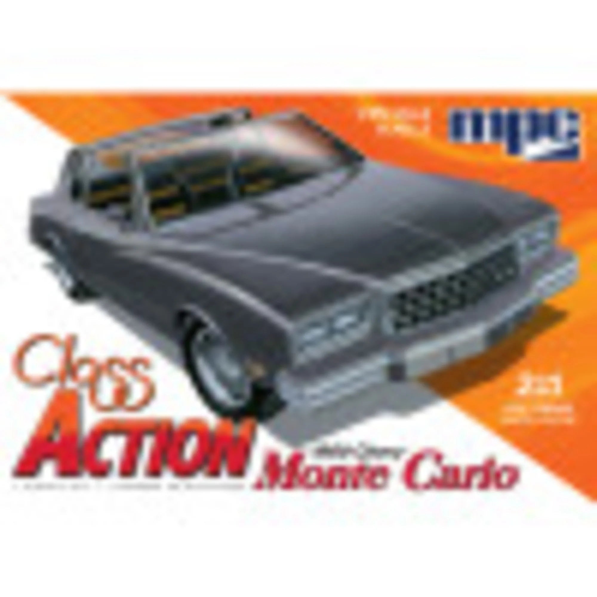 1:25 Scale Model Kit - 1980 Chevy Monte Carlo, 110 Parts, Unpainted Building Kit U2980