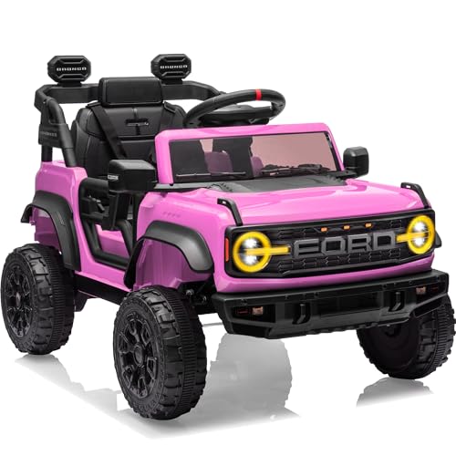 24V Ride on Car for Big Kids, 2 Seater with Remote Control, 4-Wheeler Suspension, 3 Speeds, LED Lights D981