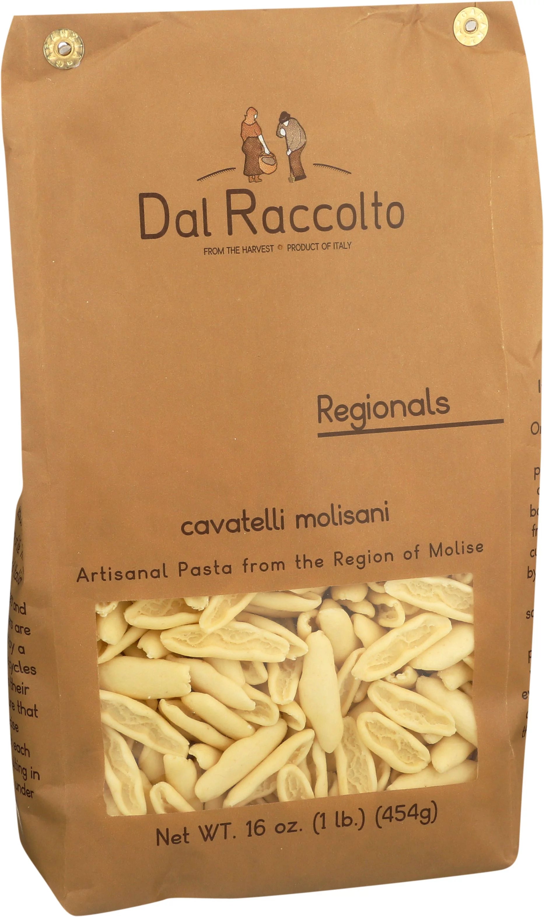 Cavatelli Molisani Italian Pasta, 1 Pound Bag (4 Pack) E346612