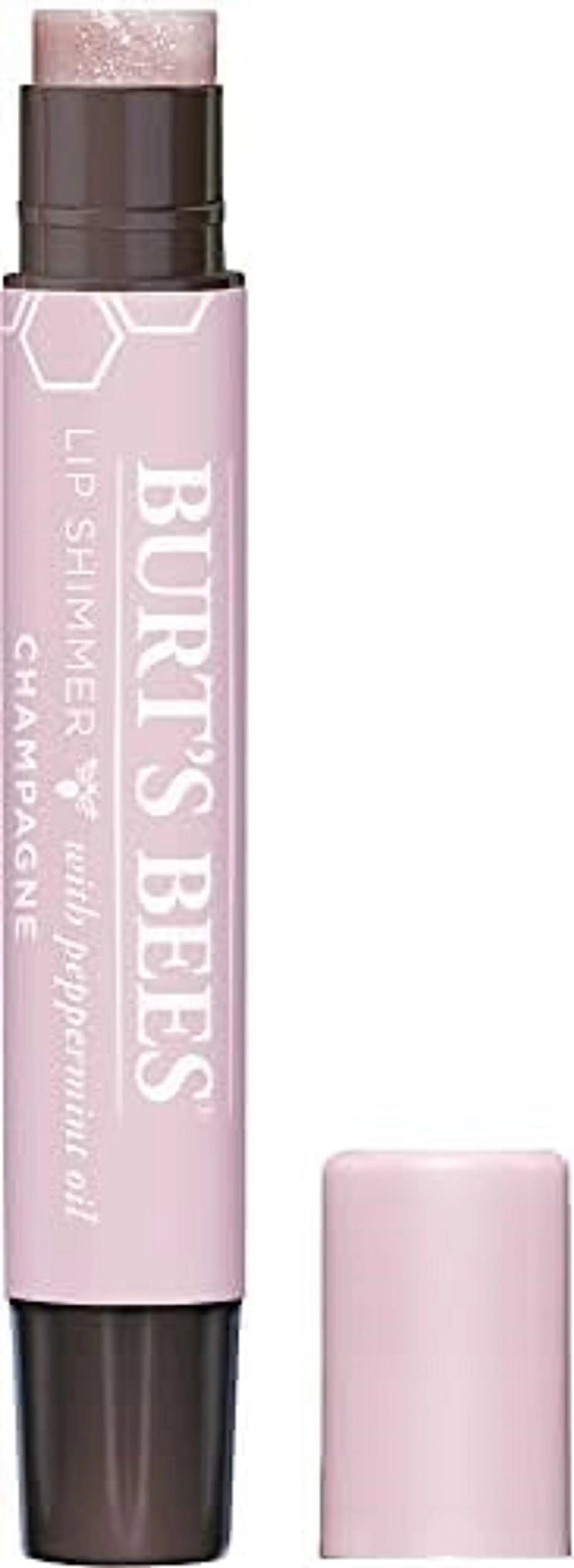 Tinted Lip Balm Stick, Moisturizing with Buildable Color, Champagne (4-Pack) G429