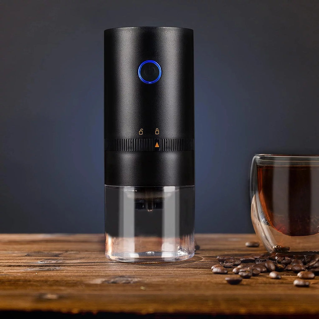 AOWEE Coffee Grinder Electric Burr, Small Cordless Coffee Grinder Mini with Multi Grind Setting, Portable Coffee Bean Grinder Automatic for Camping/ Drip/ Espresso/ Pour Over French Press, USB