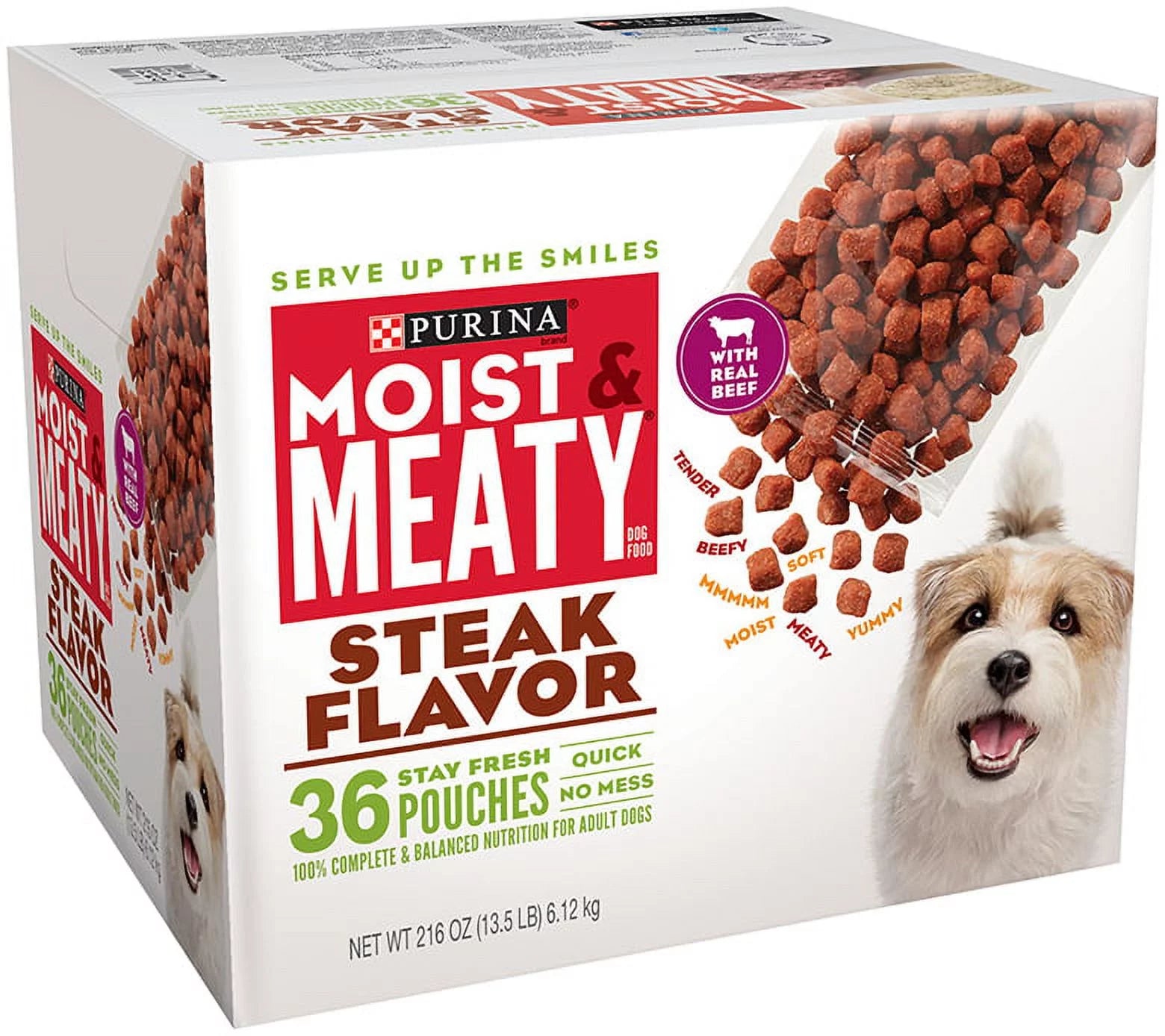 Steak Flavor Dog Food A43799