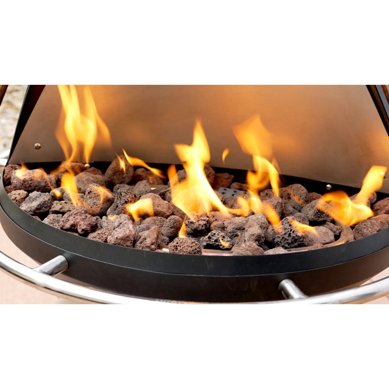 Propane Fire Pit Patio Heater with Tip-Over Safety Switch N55974