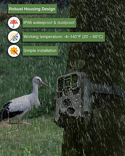 Trail Camera with Night Vision, Motion Activated, Waterproof P748368