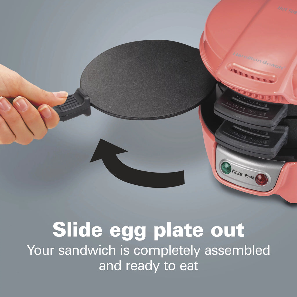 Breakfast Sandwich Maker with Egg Cooker Ring M89066