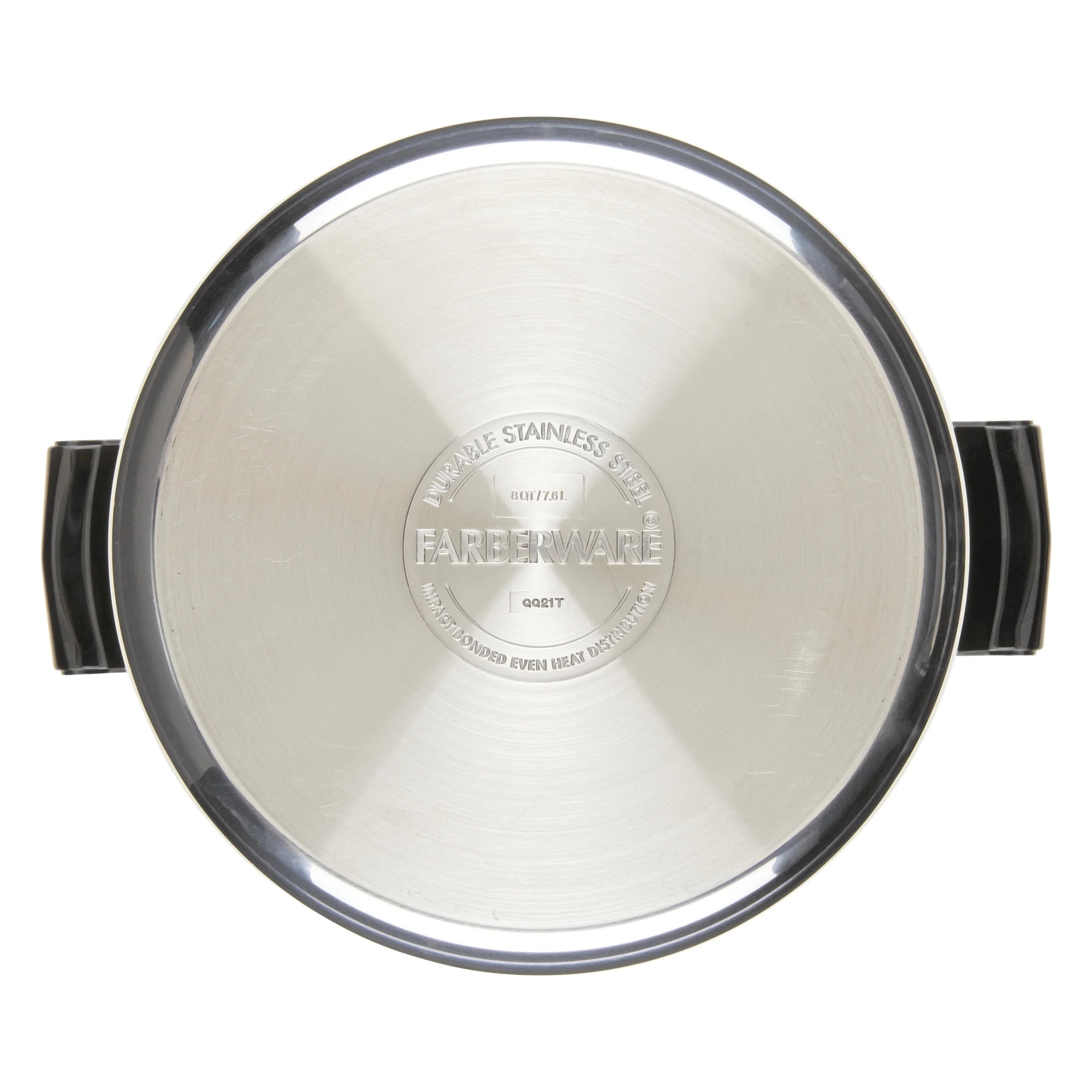 Stainless Steel 8 Quart Covered Stockpot F7016