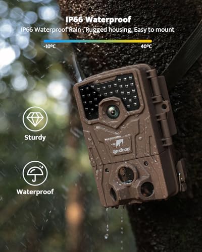 4K 36MP Trail Camera with Night Vision, Motion Activated, Waterproof IP66 F21960