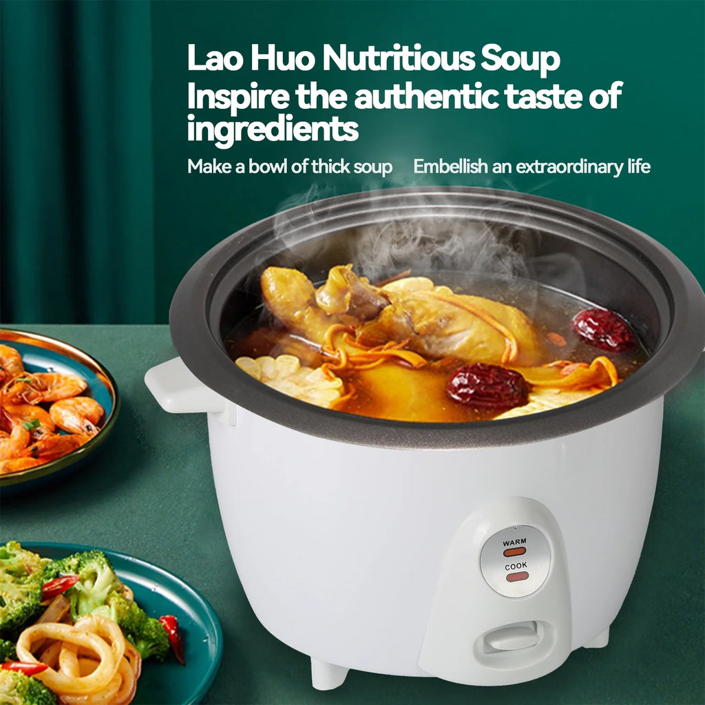 Portable Rice Cooker for Travel, Mini 2L Electric Multifunctional R497