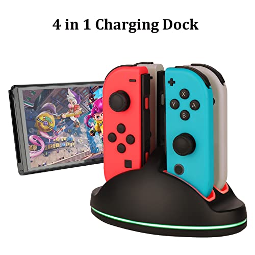 Carrying Case Bundle with Steering Wheels, Screen Protectors, Charging Dock G8406
