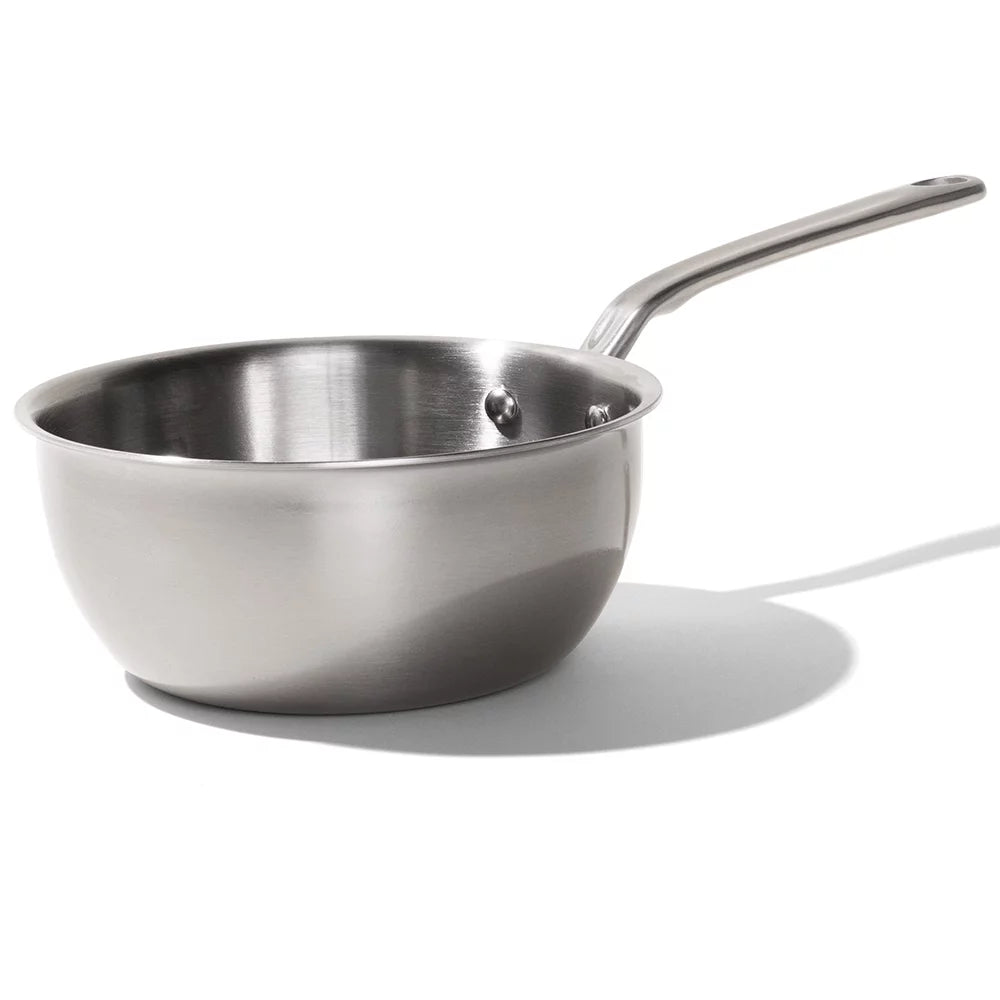 2 Quart Stainless Steel Saucier Pan E584