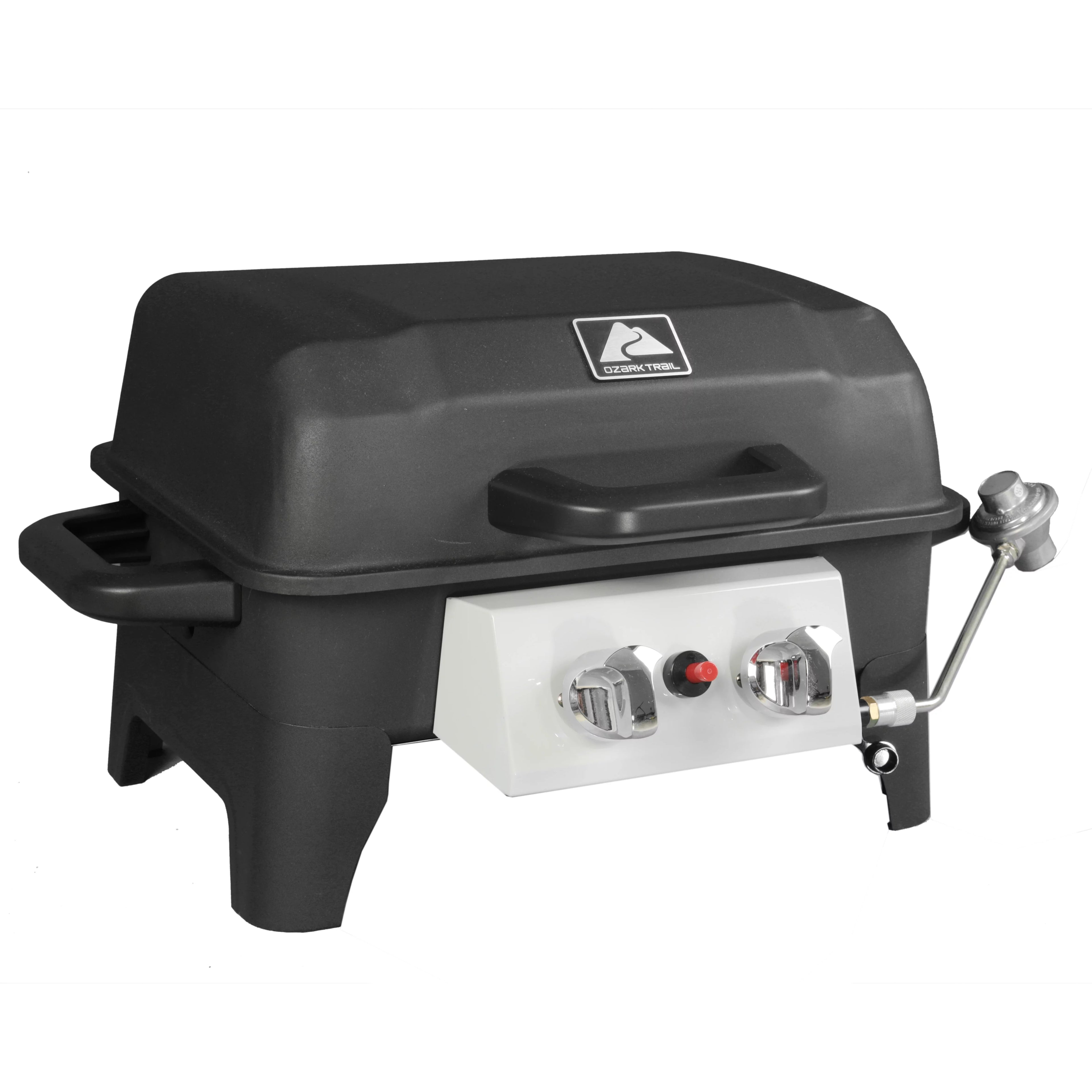 2 Burner Portable Propane Gas Grill, Black W3840
