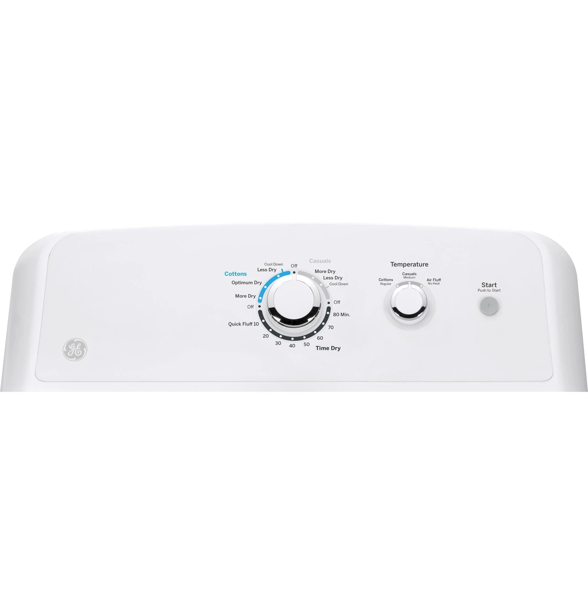 27" Wide 6.2 Cu. Ft. Gas Dryer - White Y505