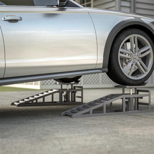 Hydraulic Car Ramps 5 Ton Capacity Low Profile Lift G135022