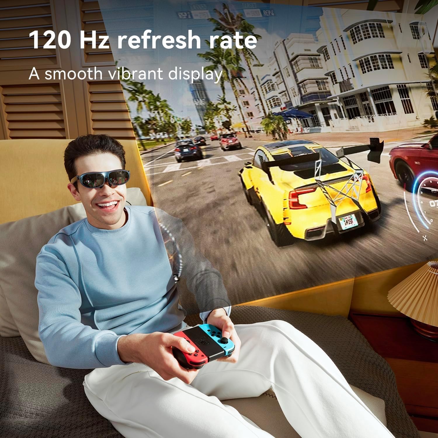 AR Glasses with 1080P Display for Gaming and Video Y357