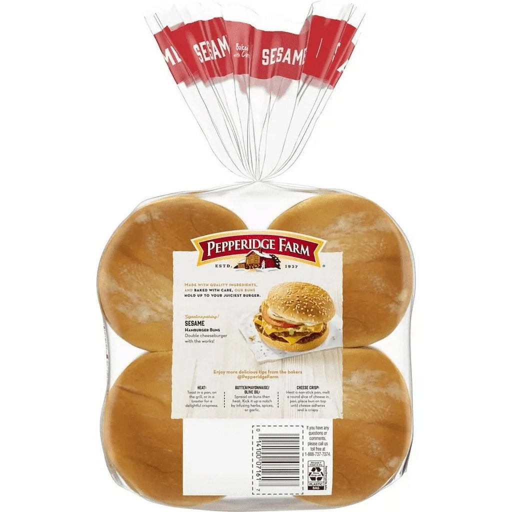 Sesame Hamburger Buns, 3-Pack L284529
