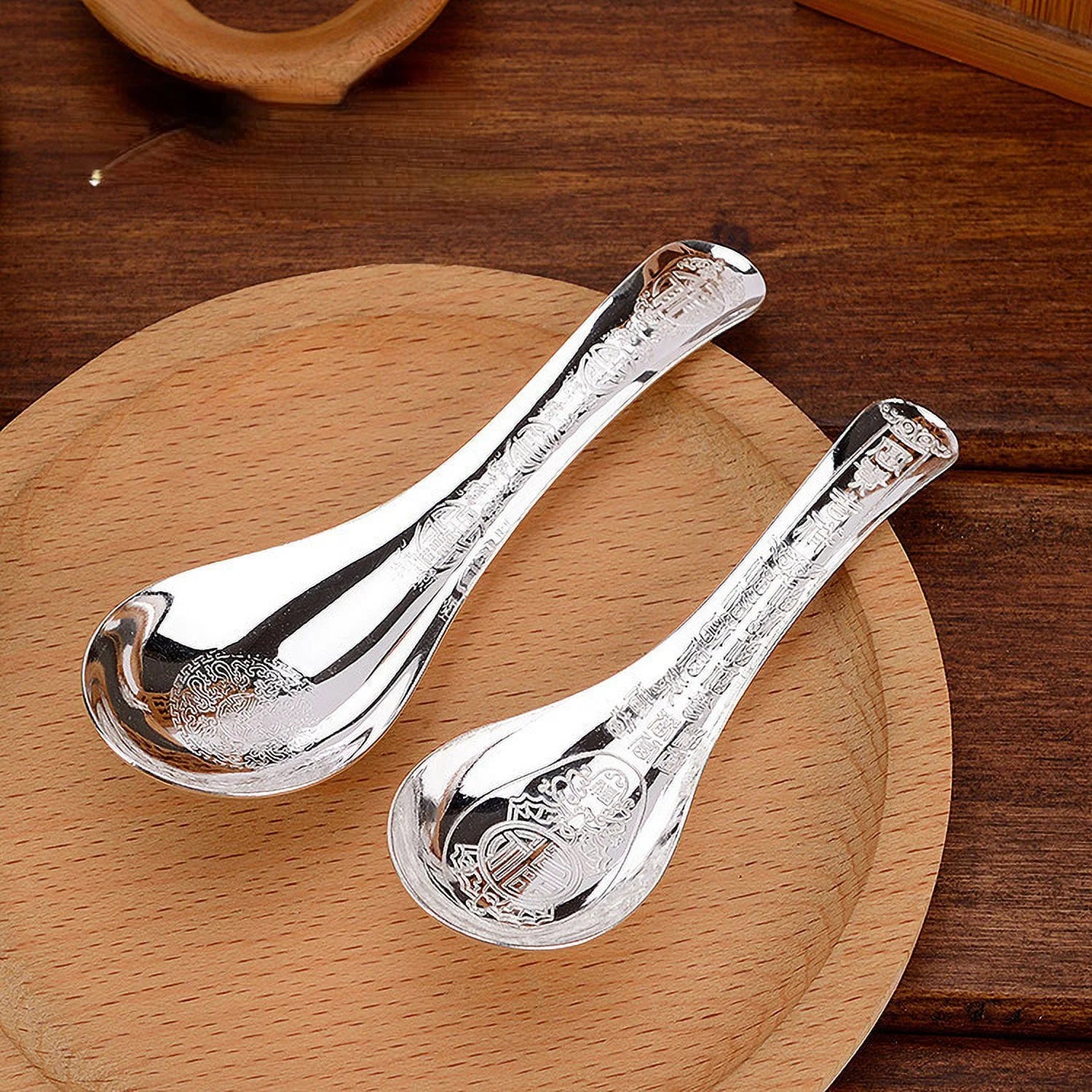 Sterling Silver Soup Spoon for Children and Adults L809