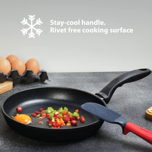 8 Inch Nonstick Frying Pan with Lid, Oven Safe Skillet U212
